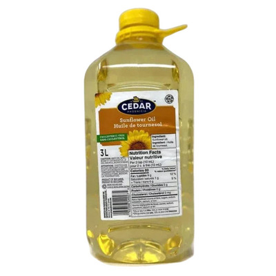 CEDAR SUNFLOWER OIL 3L