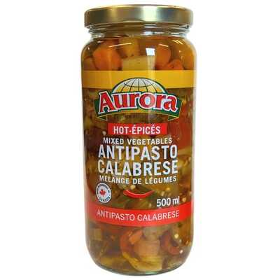 AURORA ANTIPASTO CALABRESE PICKLED VEGETABLES ASSORTED 500ML