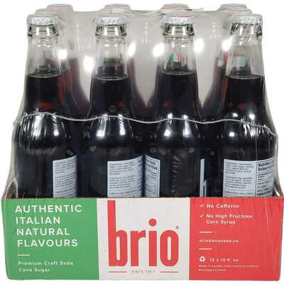BRIO ITALIAN SODA 12X12OZ ASSORTED