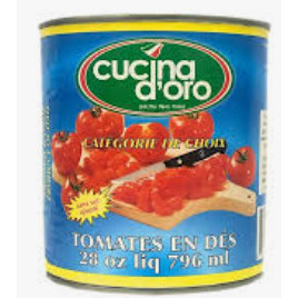 CUCINA D'ORO DICED TOMATOES 796ML
