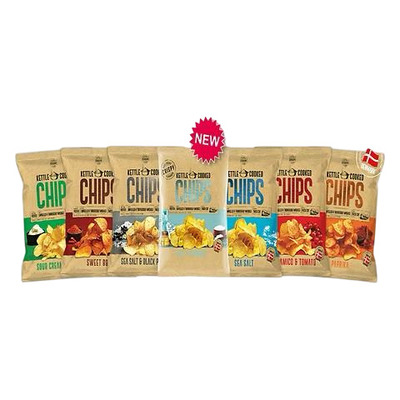 KETTLE COOKED CHIPS 150G