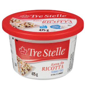 TRE STELLE RICOTTA EXTRA SMOOTH 475G