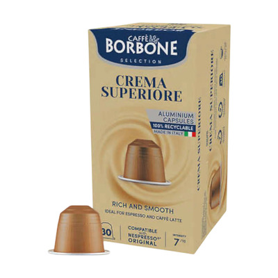 BORBONE CAFE CREMA SUPERIORE 30 CAPSULES