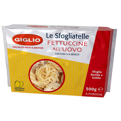 GIGLIO EGG PASTA ASSORTED 500G